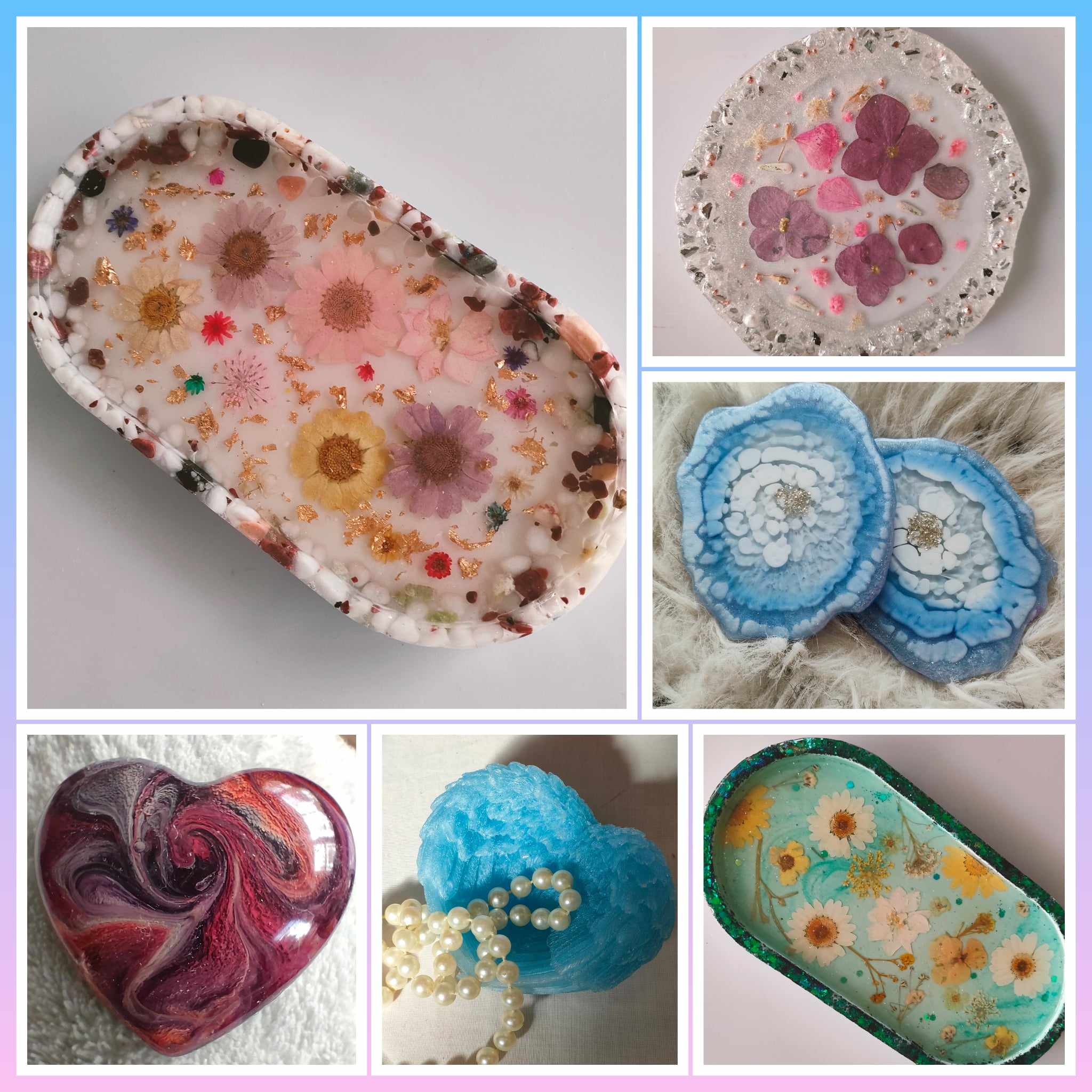 Auckland resin workshop undertaking resin coasters using resin mouldds