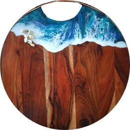 resin items undertaken in workshops