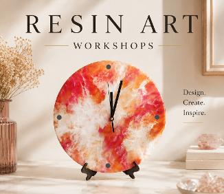 rsin wall art -resin workshops in Auckland
